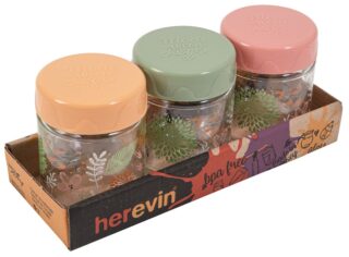 Набір спецівниць Herevin Decorated Spice Jar-Botani (131504-457), 3 шт