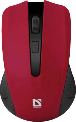 Миша Defender Accura MM-935 Wireless Red (52937)