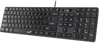 Клавіатура Genius Slim Star Black UKR