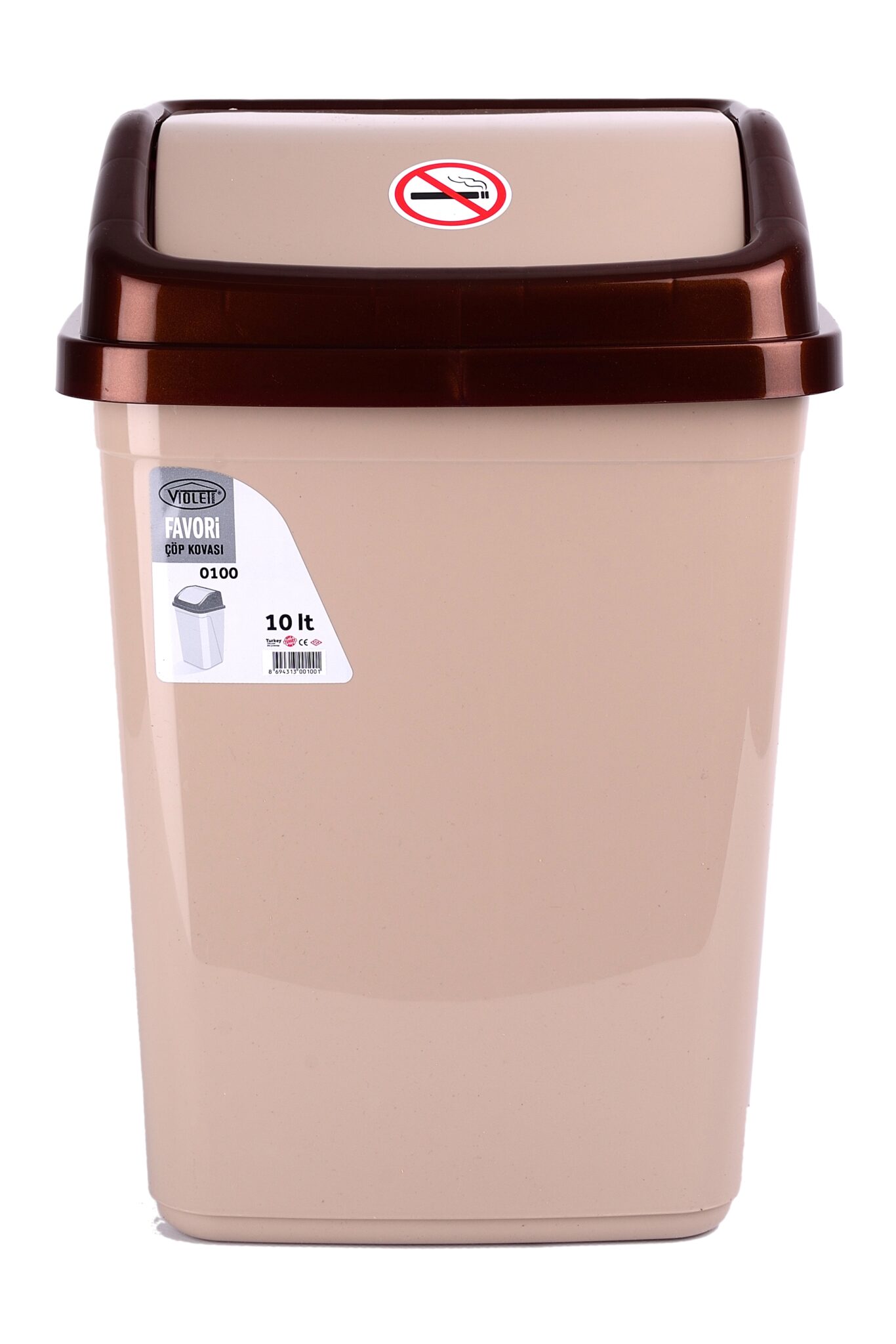 Контейнер для сміття Violet House Cappuccino 10л