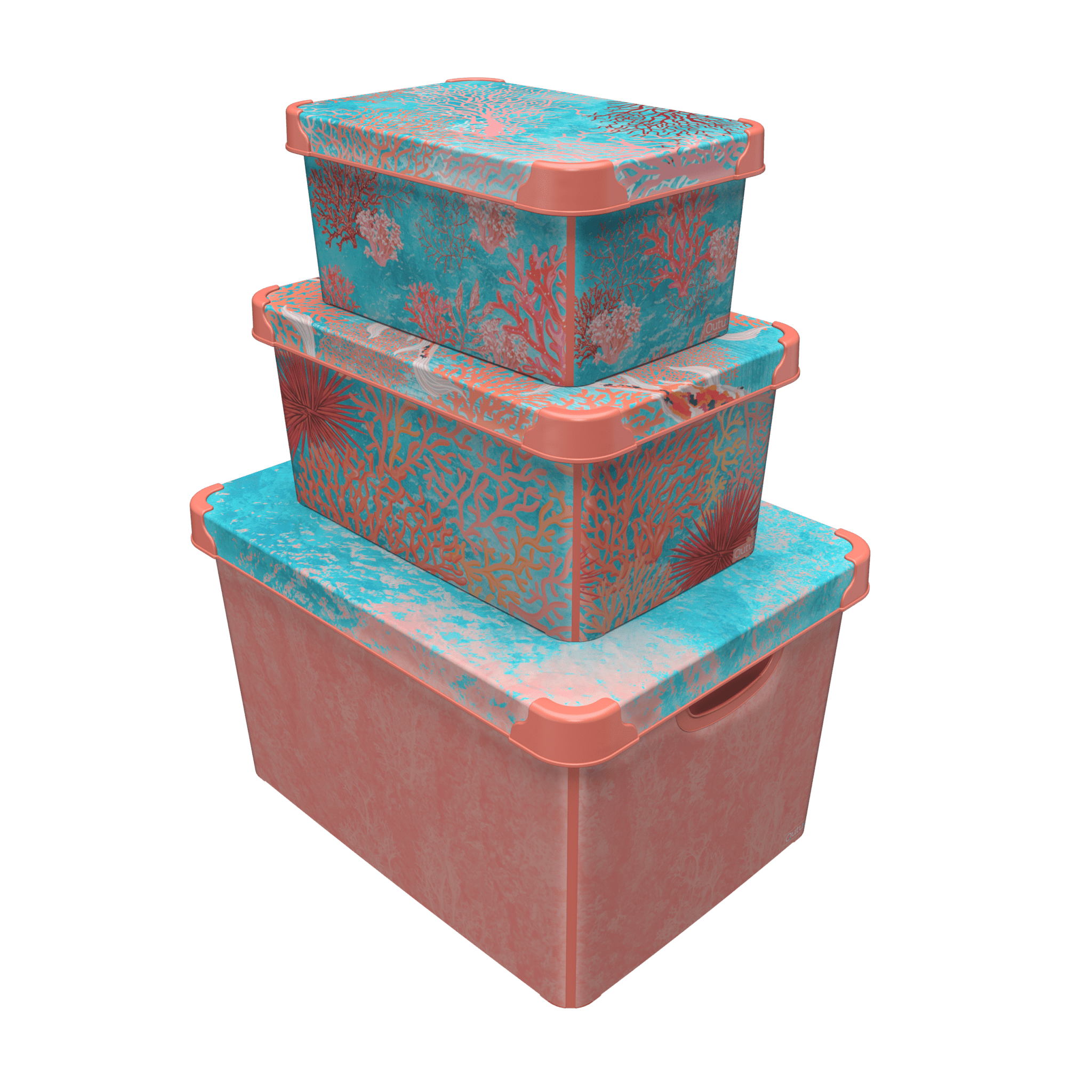 Контейнер Qutu Style Box Coral, 10 л