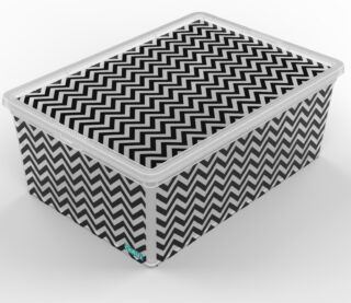 Контейнер Qutu Light Box Zig Zag, 10л