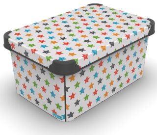 Контейнер Qutu Style Box Colored Stars, 10л