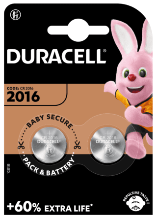 Батарейка Duracell DL2016 DSN 2 шт.