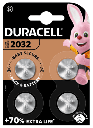 Батарейка Duracell DL2032 DSN уп. 4шт.