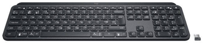 Клавіатура LOGITECH MX Master Keys for Business, US, Graphite (920-010251)