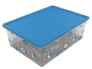 Контейнер Qutu LIGHT BOX SPACE FUN, 25 л
