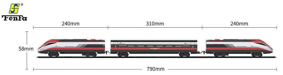 Ігровий набір Fenfa Залізниця 1623D-1