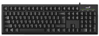 Клавіатура Genius KB-100 USB Black UKR