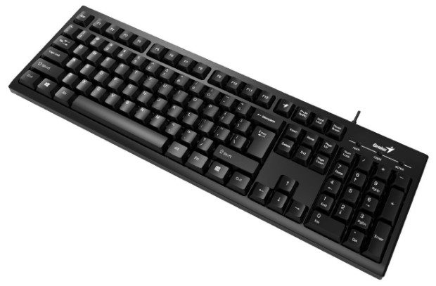 Клавіатура Genius KB-100 USB Black UKR