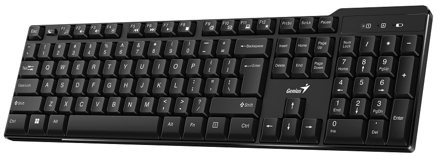 Клавіатура Genius KB-7100X USB, Black, UKR