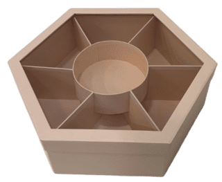 Подарункові коробки UFO W2647 CREAM менажниця