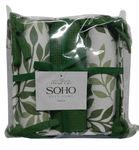 Набір рушників Soho 40x60см Spring 3 шт