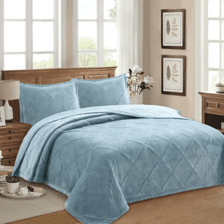 Покривало Soho 200х230 см Velur Blue 