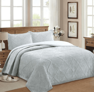 Покривало Soho 200х230 см Velur Silver