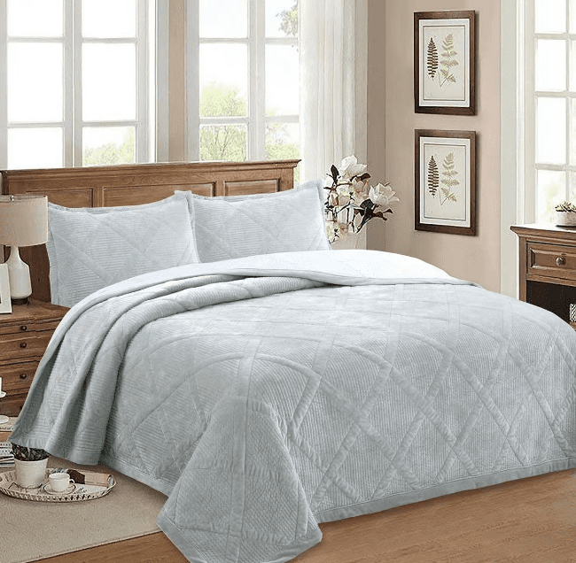 Покривало Soho 200х230 см Velur Silver