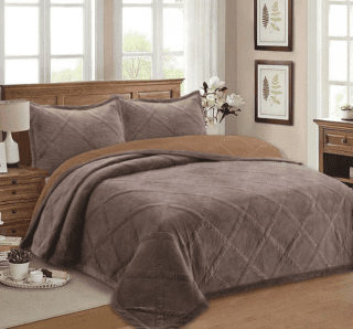 Покривало Soho 200х230 см Velur Cinnamon