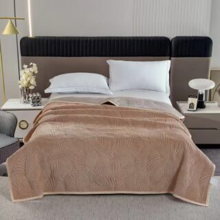 Покривало Soho 200х220 см Velvet Light Brown