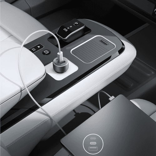 Автомобільний зарядний пристрій Anker PowerDrive 325 67W PD + 22.5W USB-A Black