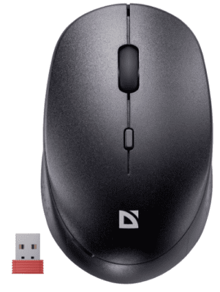 Миша Defender Auris MB-027, Black (52027) 