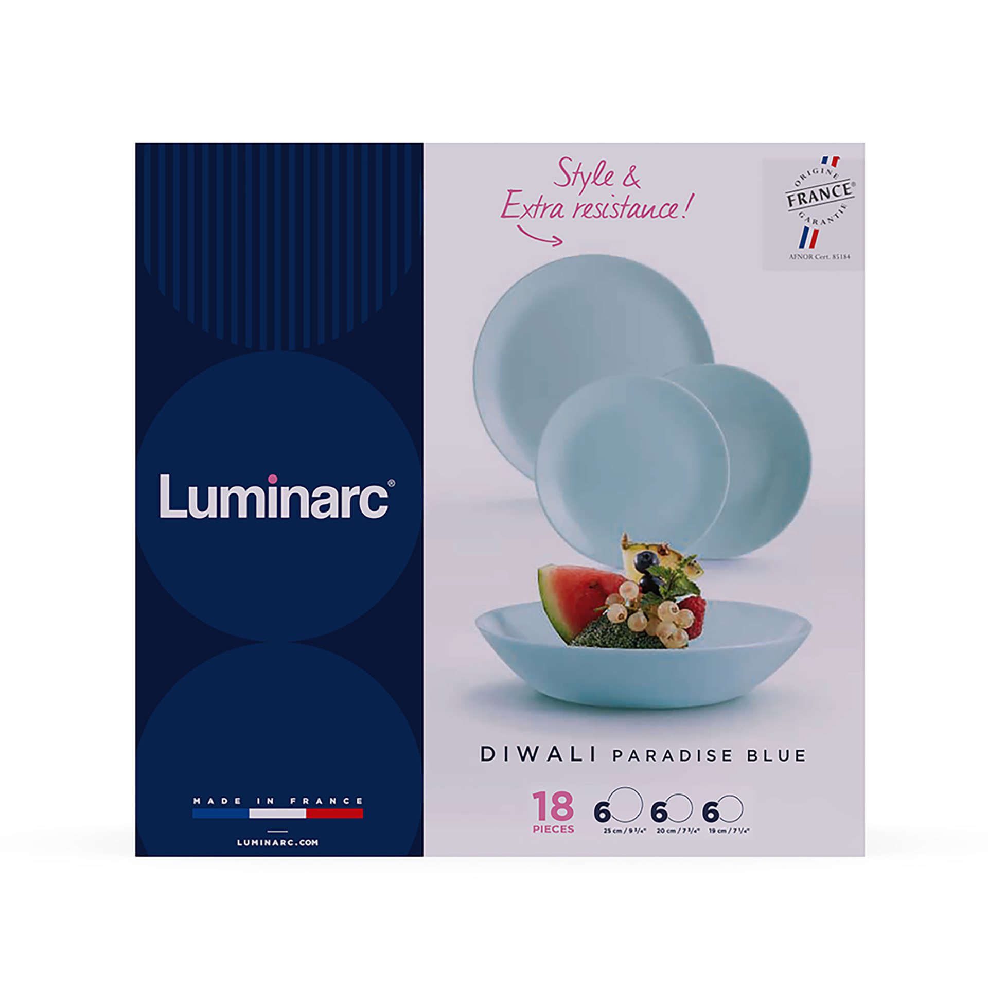 Сервіз Luminarc Diwali Paradise Blue, 18 предметів