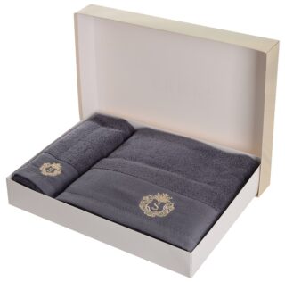 Рушник банний Soho 35х75+70х140 см Vip Silver