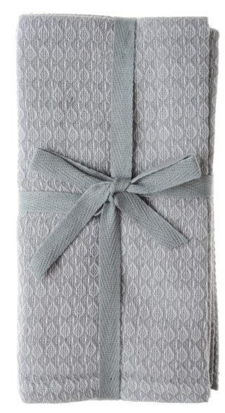 Набір рушників Soho 40x40см Silver 4 шт