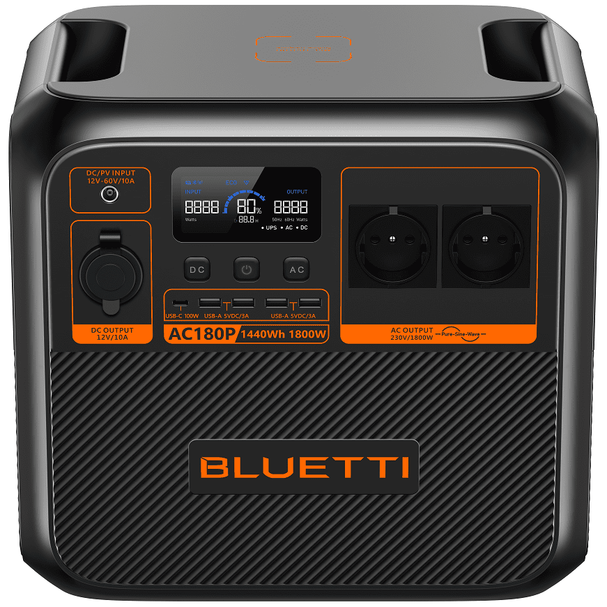 Портативна зарядна станція Bluetti AC180P