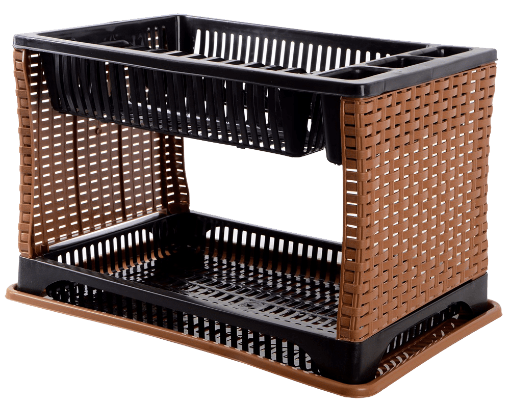 Cушка для посуду Violet House 0053 Ротанг BROWN 29х44х29 см