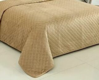 Покривало Soho 200х220 см Velvet Dutch Romb Beige