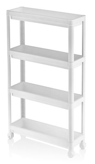 Етажерка 4-х ярусна Violet House 6014 Long Shelf GREY 54х18х91 см 