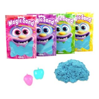 Кінетичний пісок "Magic sand" в пакеті, блакитний, 0,200 кг