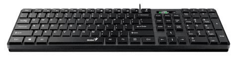 IT набір Genius C-126 SlimStar USB Black Ukr