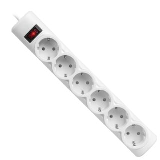 Мережевий фільтр Defender DFS 1.8m 6 роз. White UA (994890)