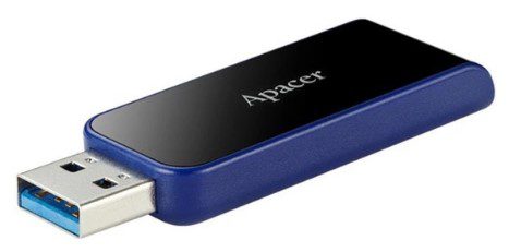 Flash Drive Apacer AH356 64GB USB 3.2 (AP64GAH356B-1) Black