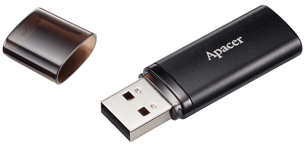 Flash Drive Apacer AH25B 32GB USB 3.2 (AP32GAH25BB-1) Black