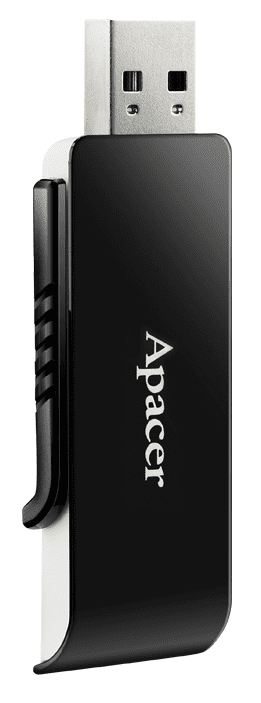 Flash Drive Apacer AH350 128GB USB 3.2 (AP128GAH350B-1) Black