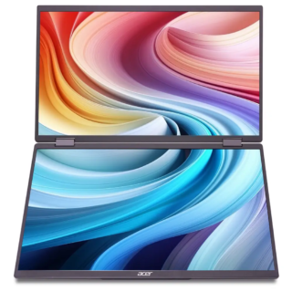 Монiтор 15.6" Acer Dual Portable PD163Qbmiuux (UM.ZP3EE.008) Silver