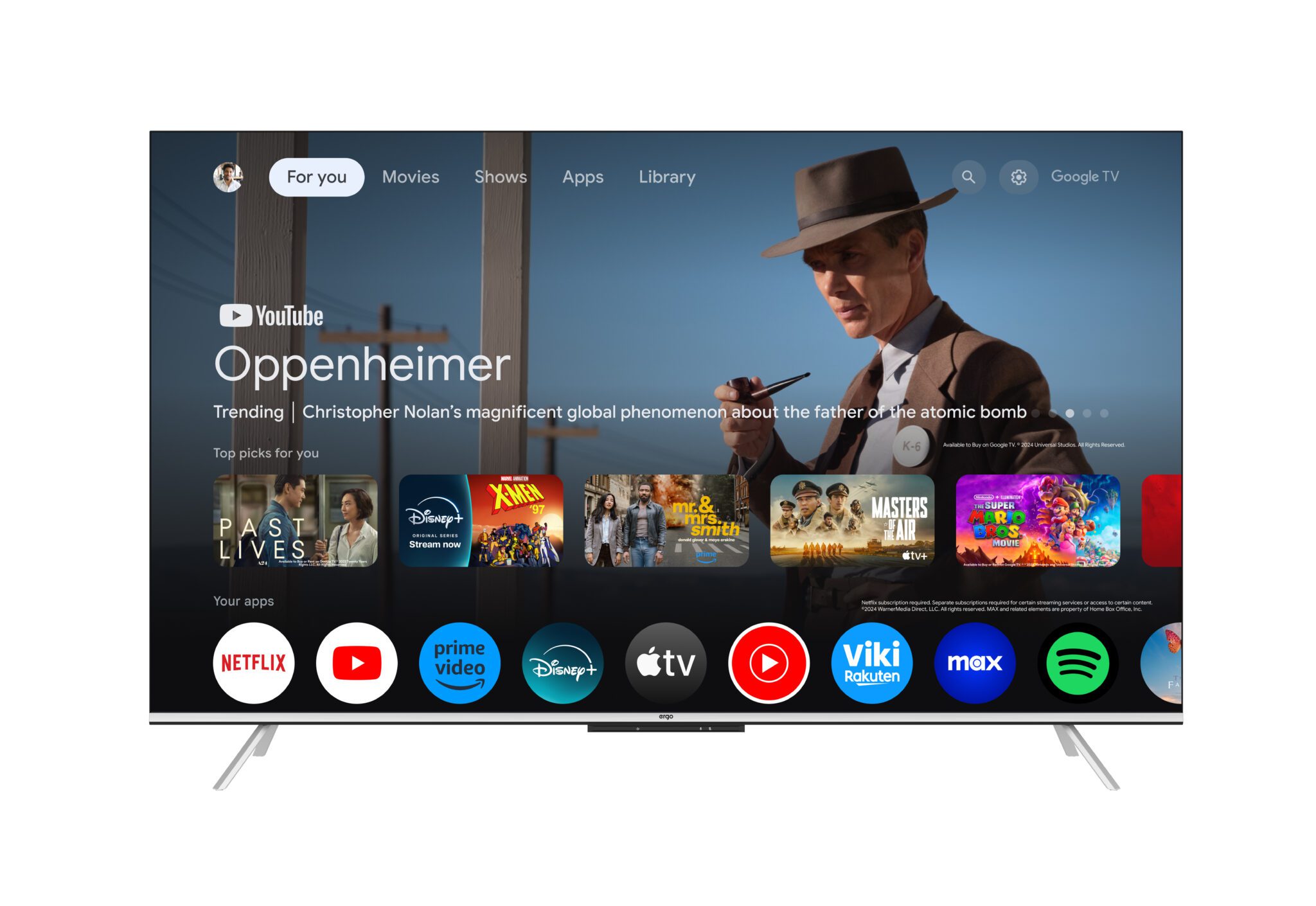Телевізор ERGO QLED+ 43JUQ85