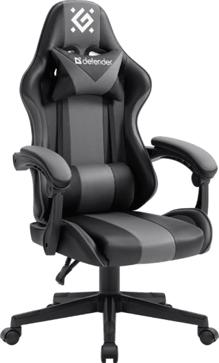 Крісло Defender Cosmic Black/Grey (64479) 
