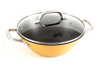 GIPFEL Каструля з скляною кришкою SELECT ORANGE 26см/3л 2145 GIPFEL