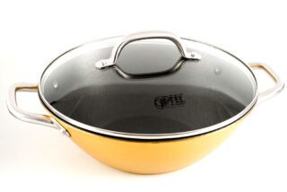 GIPFEL Каструля із скляною кришкою SELECT ORANGE 28см/3,6л 2146 GIPFEL