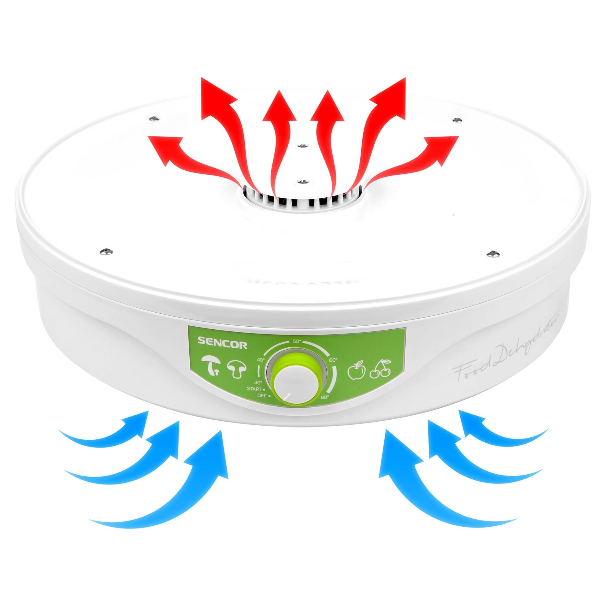 Сушка для фруктів та овочів Sencor SFD 2105WH