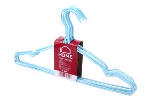 Набір вішалок для одягу Idea Home Turquoise, 39.4х21х0.3 см, 8 шт.