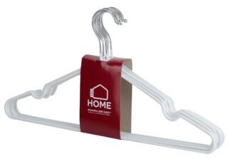 Набір вішалок для одягу Idea Home White, 40.5х21х0.3 см, 8 шт.