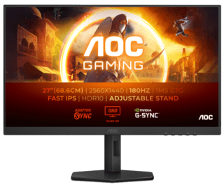 Монiтор 27" AOC Q27G4XF Black/Grey