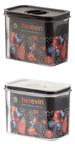 Контейнер HEREVIN Canister-Vacuum Lid-White-Black 1.2 л (161179-000)