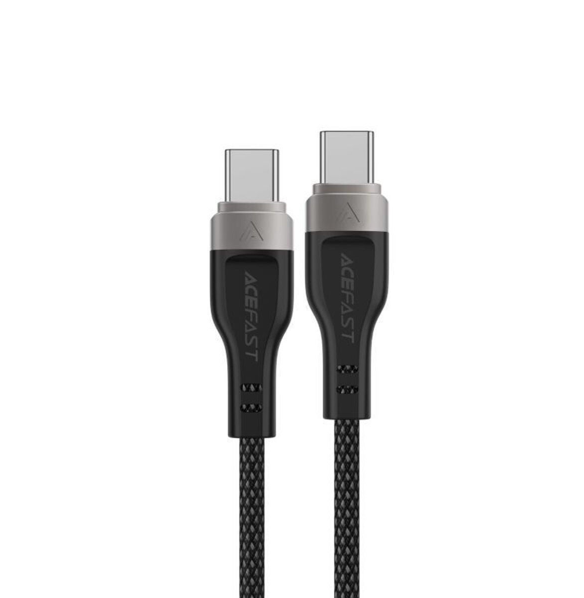 Кабель ACEFAST C11-03 Type-C to Type-C 3A, 60W, 1.2m, nylon + PVC, zinc connectors, Black