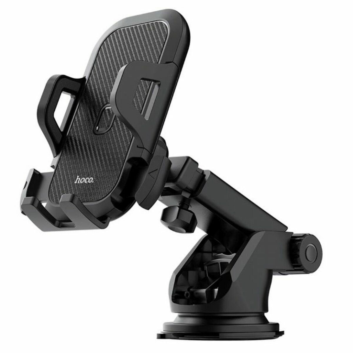 Автотримач для телефона HOCO CA76 Touareg one-touch center console car holder Black