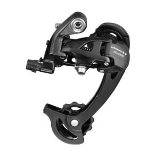 Задній перемикач MicroSHIFT RD-M46L 9s, сталева довга лапка, max зірка 36T, ємність 45T